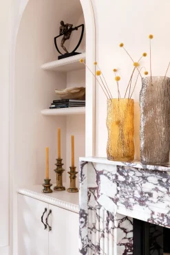 Brisk vaas (H40cm) in de kleur Bruin - COCOmaison