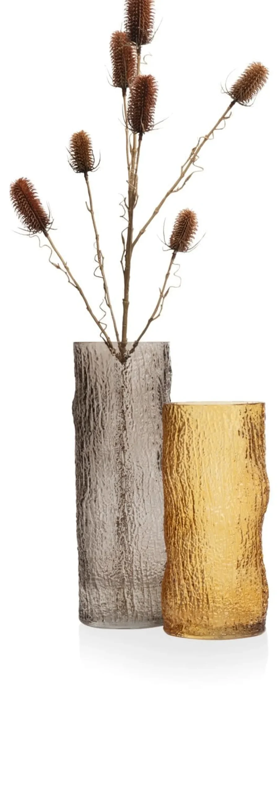 Brisk vaas (H40cm) in de kleur Bruin - COCOmaison