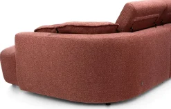 Cantello, 2,5 zits arm links - longchair curved rechts incl. 2 armkussens