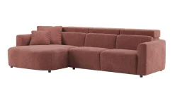 Cantello, Longchair curved links incl. 2 armkussens - 2,5 zits arm rechts