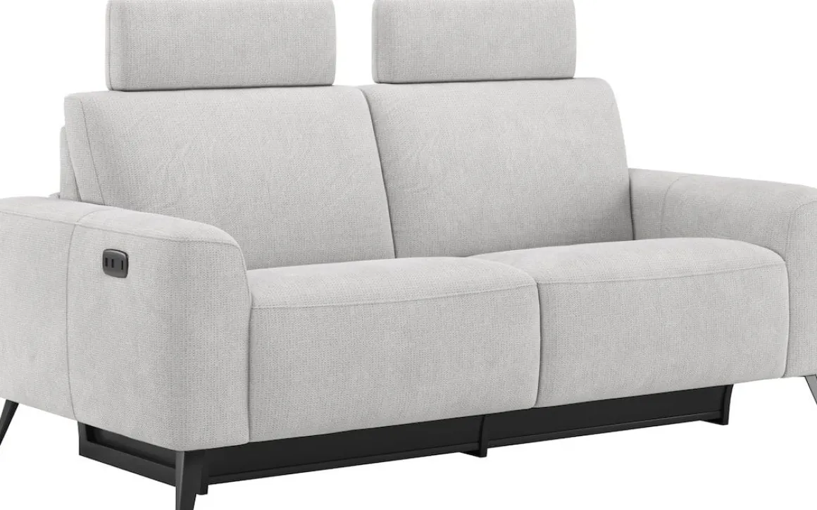 Carini, 2.5-zits - electrisch verstelbaar 2 x 1 motor - incl. 2-hoofdsteunen - bonellvering