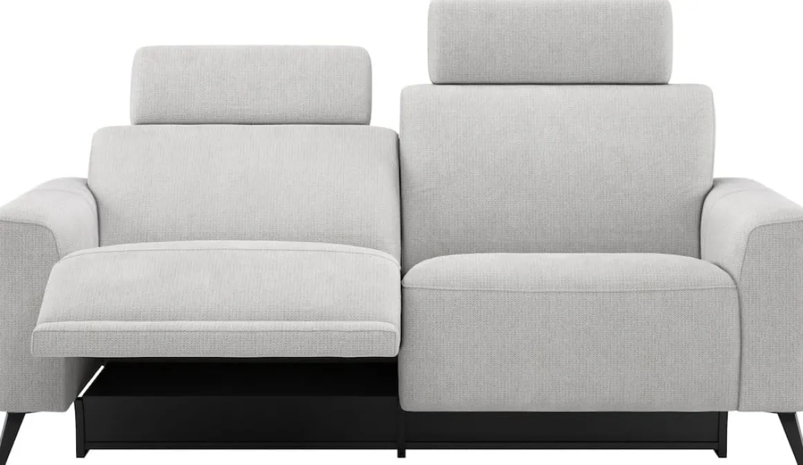 Carini, 2.5-zits - electrisch verstelbaar 2 x 1 motor - incl. 2-hoofdsteunen - bonellvering