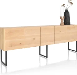 CARVING dressoir 240 cm. - 5-deuren - XOOON