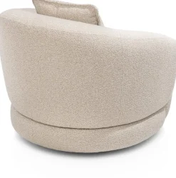 Cervos, fauteuil draaibaar - rond 100cm incl. 1 kussen 45x45