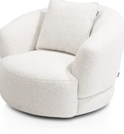 Cervos, fauteuil draaibaar - rond 100cm incl. 1 kussen 45x45