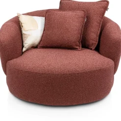 Cervos, fauteuil draaibaar - rond 130cm incl. 1 kussen 60x60 + 1 kussen 45x45