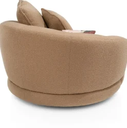 Cervos, fauteuil draaibaar - rond 130cm incl. 1 kussen 60x60 + 1 kussen 45x45