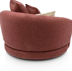 Cervos, fauteuil draaibaar - rond 130cm incl. 1 kussen 60x60 + 1 kussen 45x45