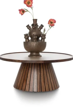 Cleo salontafel H34cm in kleur Bruin shop je bij COCOmaison