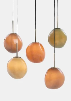 COCOmaison, Abby hanglamp 5*E27 - Multikleur