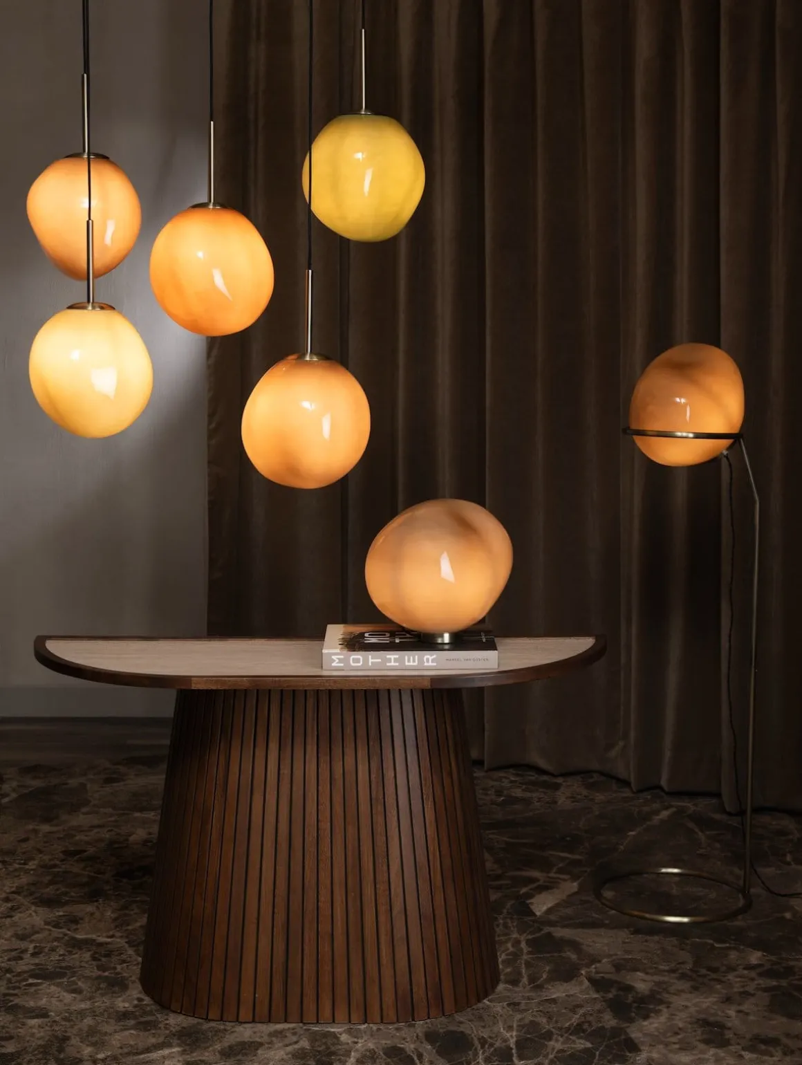 COCOmaison, Abby vloerlamp 1*E27 - Goud