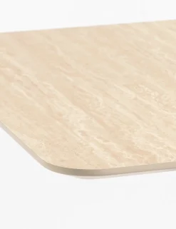 COCOmaison, Brest bartafel Travertine 120x75cm - zwart