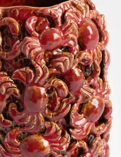 COCOmaison, Crabby vaas H39cm - Rood