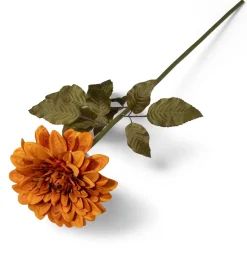 COCOmaison, Dahlia giant spray kunstbloem 95cm - Oranje