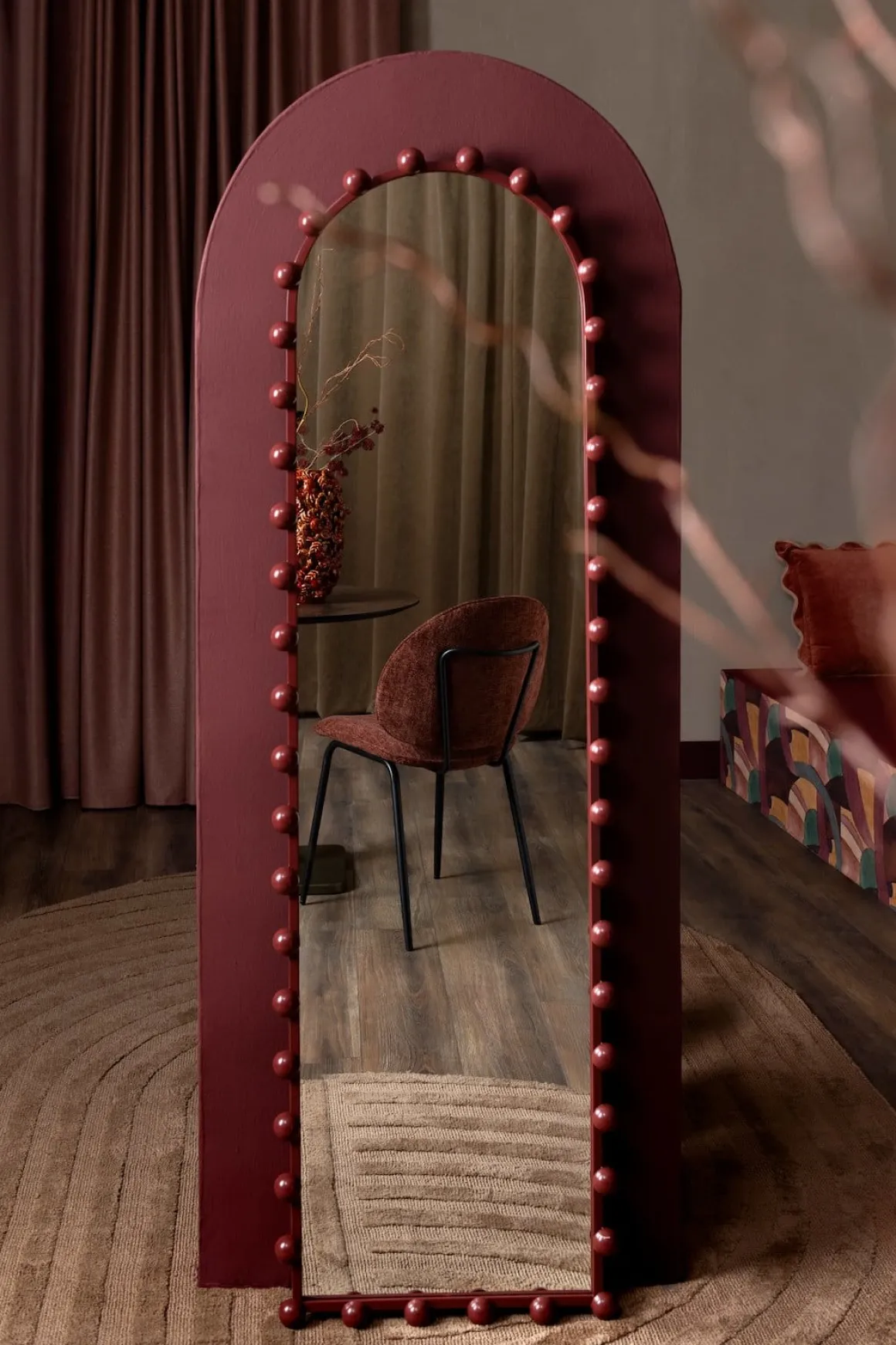 COCOmaison, Donny spiegel 50x170cm - Rood