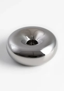 COCOmaison, Donut kandelaar D12cm - Zilver