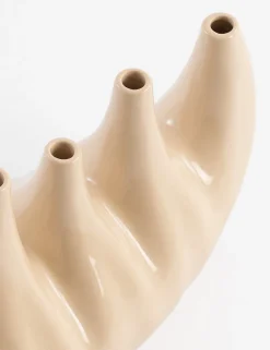 COCOmaison, Elien vaas H24cm - Beige