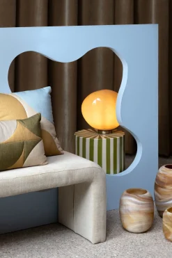 COCOmaison, Jasper vaas H22,5cm - Multikleur