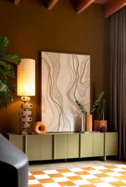 COCOmaison, Jelle vaas H30cm - Oranje