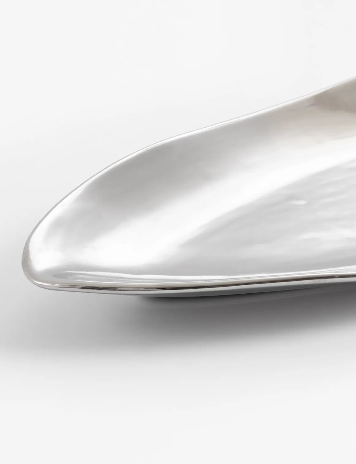 COCOmaison, Lisette schaal 21x47cm - Zilver