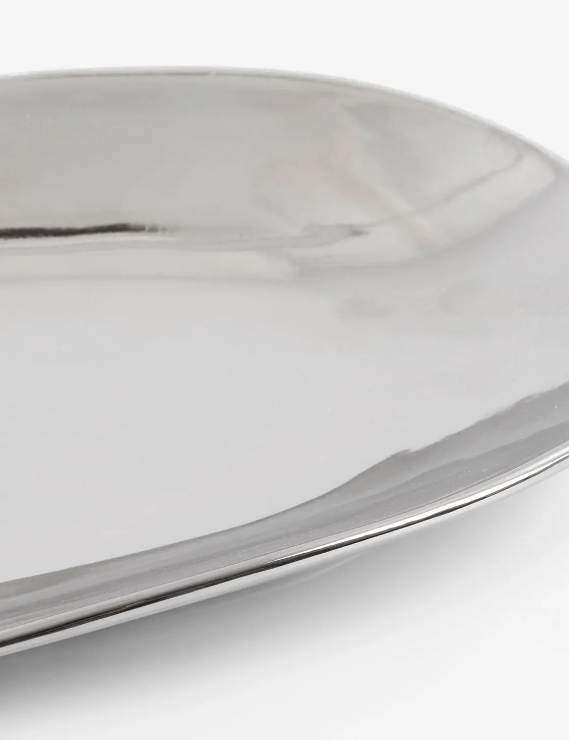 COCOmaison, Lisette schaal 21x47cm - Zilver