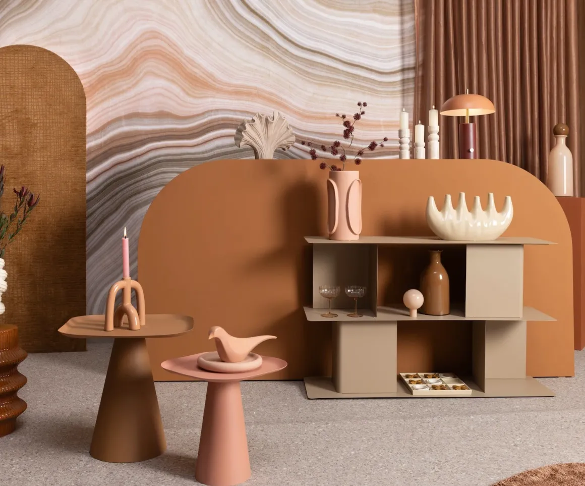 COCOmaison, Loes vaas H39cm - Multikleur