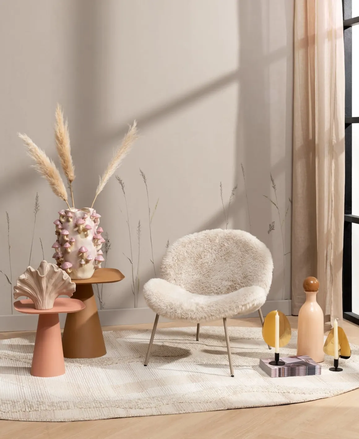 COCOmaison, Loes vaas H48cm - Multikleur