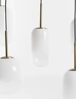 COCOmaison, Milky hanglamp 5*E27 - Wit