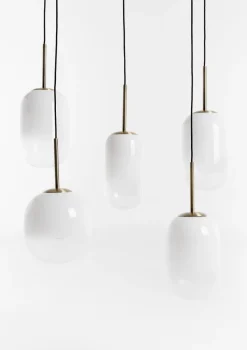 COCOmaison, Milky hanglamp 5*E27 - Wit