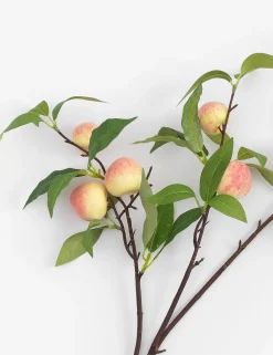 COCOmaison, Peach spray kunstbloem H85cm - Oranje