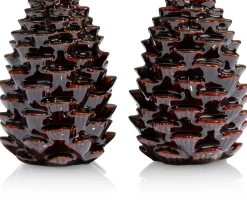 COCOmaison, Pine kandelaar H12cm - Bruin