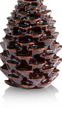 COCOmaison, Pine kandelaar H15cm - Bruin