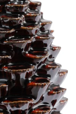 COCOmaison, Pine kandelaar H15cm - Bruin