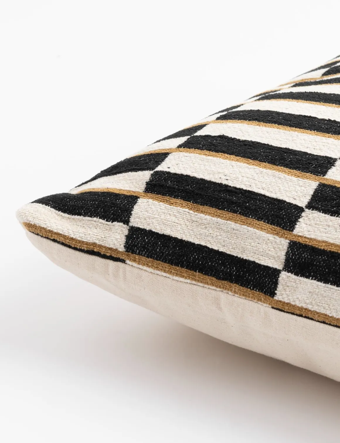 COCOmaison, Riff kussen 50x50cm - Zwart