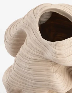 COCOmaison, Rinus vaas H41cm - Beige