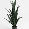 COCOmaison, Sansevieria kunstplant H115cm - Groen