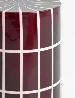 COCOmaison, Skye bijzettafel H45cm - Bordeaux