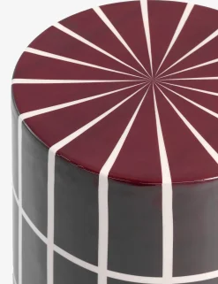 COCOmaison, Skye bijzettafel H45cm - Bordeaux