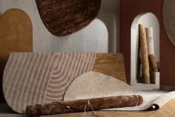 COCOmaison, Timeless Winding karpet 160x230cm - Oker