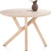 COSENZA bartafel rond 130 cm (h: 92 cm) - naturel eiken