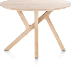 COSENZA bartafel rond 130 cm (h: 92 cm) - naturel eiken