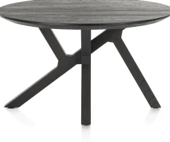 COSENZA eetkamertafel rond 130 cm - marmerlook