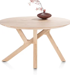 COSENZA eetkamertafel rond 130 cm - naturel eiken