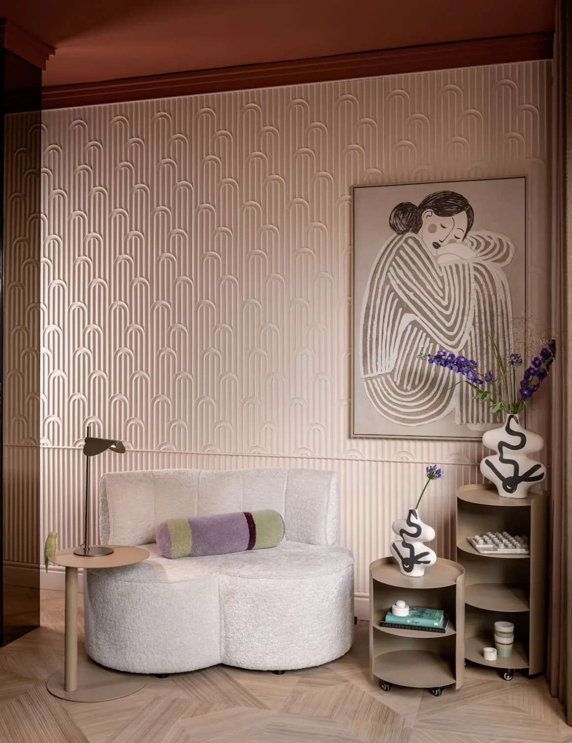 Curvy vaas H35cm in kleur Multi Color shop je bij COCOmaison