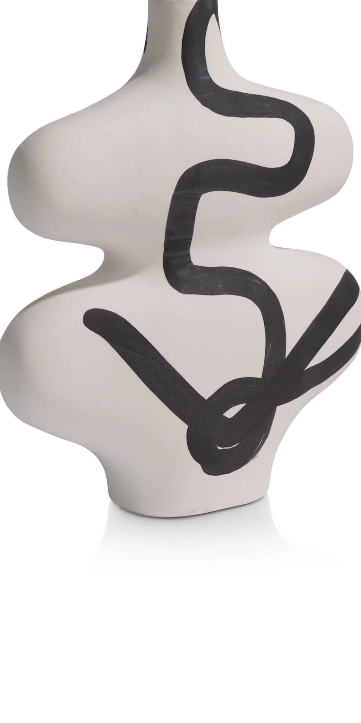 Curvy vaas H35cm in kleur Multi Color shop je bij COCOmaison