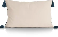 Daisy kussen 40x60cm in kleur Blauw shop je bij COCOmaison