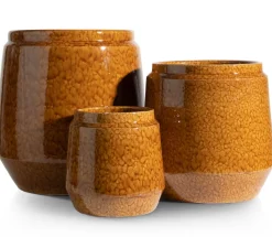 Dalila pot H28cm in de kleur Bruin - COCOmaison