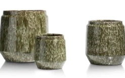 Dalila pot H20cm in de kleur Groen - COCOmaison