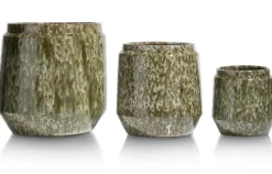 Dalila pot H20cm in de kleur Groen - COCOmaison