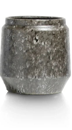 Dalila pot H20cm in de kleur Zwart - COCOmaison